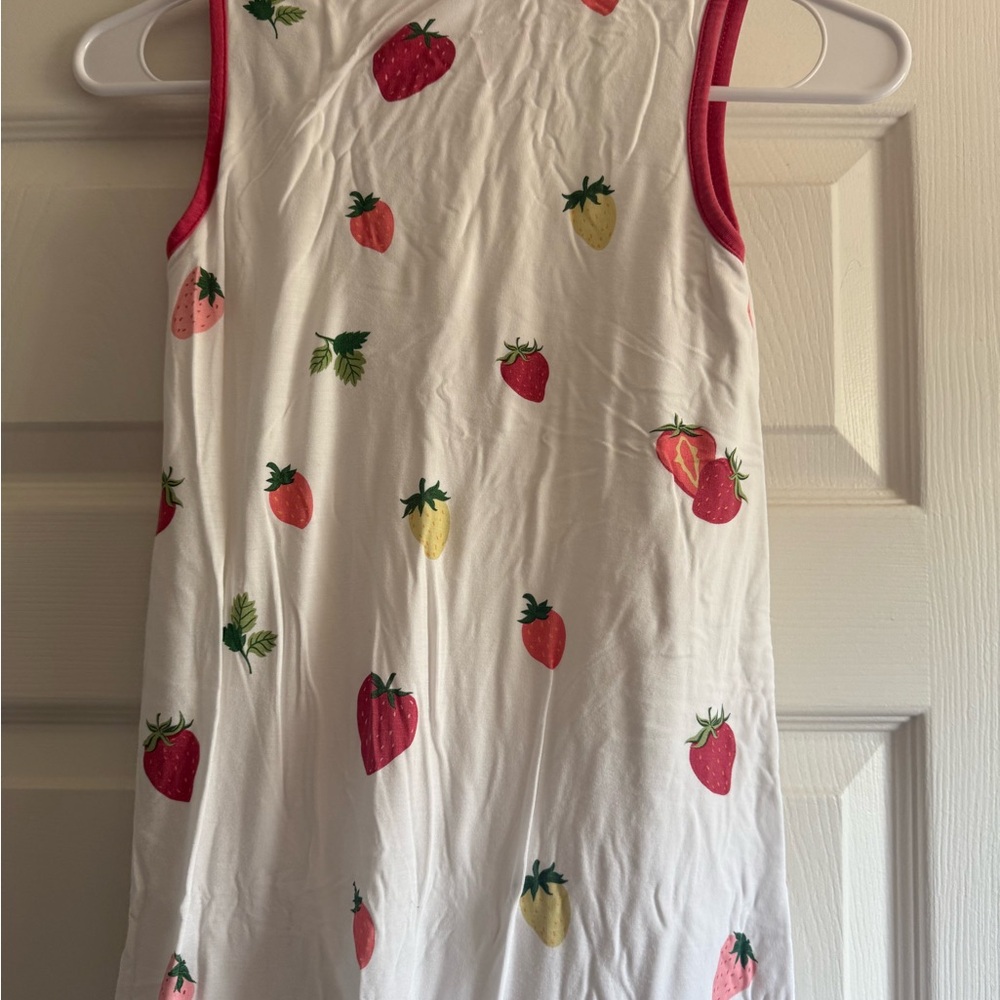 Strawberry Print Bamboo Sleep Sack 0.5 tog - Picture 4 of 7